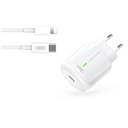 CARGADOR Y CABLE LIGHTNING 20W