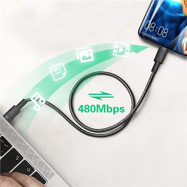 CABLE TIPO C A TIPO C 100W QUICK PD