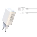 CARGADOR Y CABLE LIGHTNING 18W
