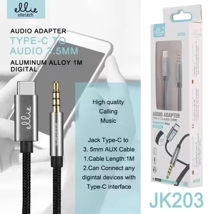 CABLE AUX JACK A C CON MIC 1M