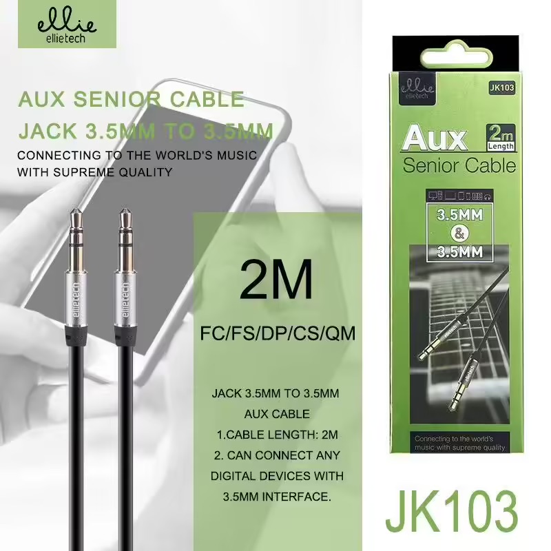 CABLE AUX JACK A JACK SIN MIC 2M (copia)