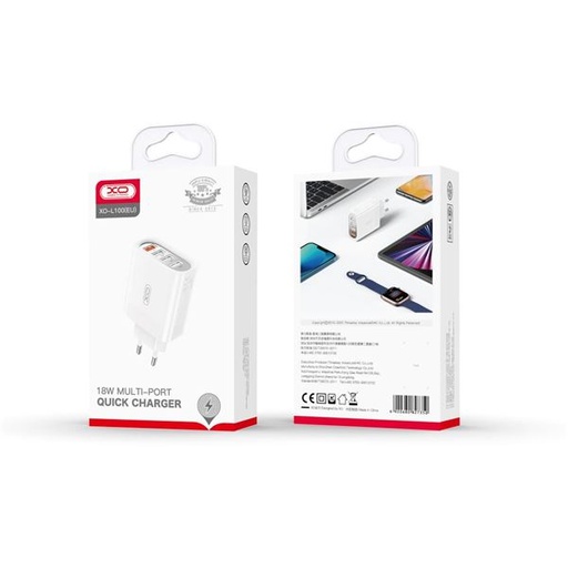 [XO-L100] CARGADOR MULTIPLE 18W