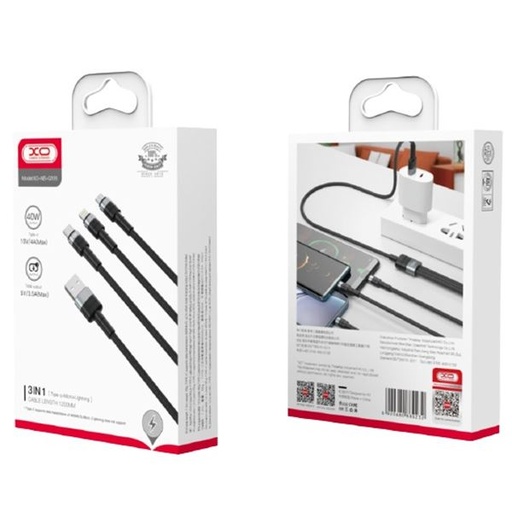 [XO-NB-Q191] CABLE MULTIPLE USBA 3 IN 1