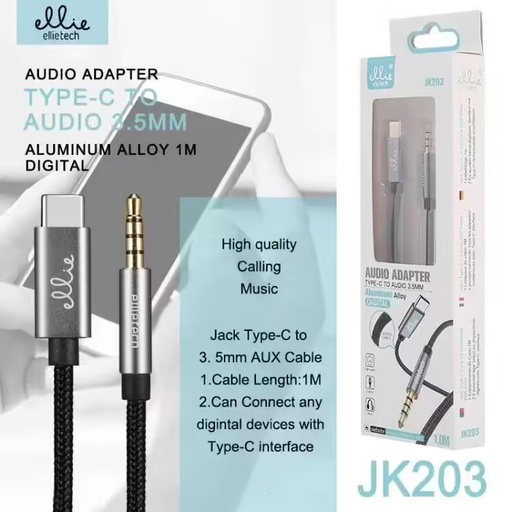 [JK203] CABLE AUX JACK A C CON MIC 1M